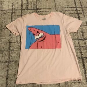 Pink SpongeBob SquarePants Patrick Star T-Shirt